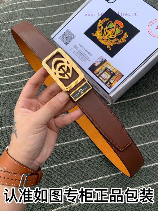 Belt Gucci Gucci automatic buckleThe waistband is made of 100% cowhide, ensuring the same qu hgl3um72 - Image 2