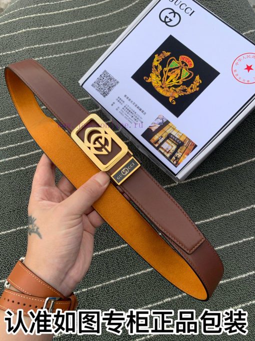 Belt Gucci Gucci automatic buckleThe waistband is made of 100% cowhide, ensuring the same qu hgl3um72 - Image 3
