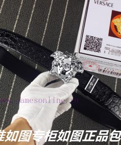 Versace Ver... sace ️ Crocodile patternIdentify and receive a punch as a giftThe material is 7qotj2m9