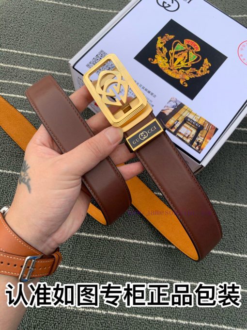 Belt Gucci Gucci automatic buckleThe waistband is made of 100% cowhide, ensuring the same qu hgl3um72 - Image 5