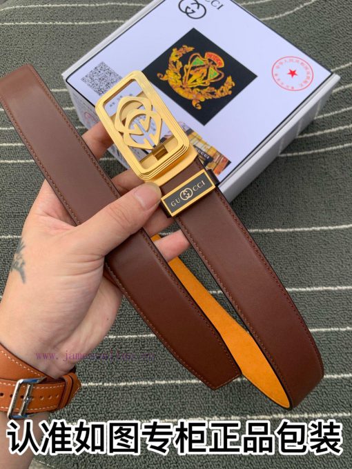 Belt Gucci Gucci automatic buckleThe waistband is made of 100% cowhide, ensuring the same qu hgl3um72 - Image 6