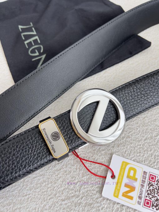 Jenny Ermenegido Zelma. Belt Automatic BeltPure steel material automatic buckle, top layer c 87y3e3mg - Image 5