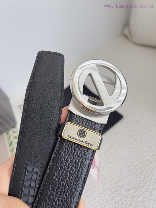 Jenny Ermenegido Zelma. Belt Automatic BeltPure steel material automatic buckle, top layer c 87y3e3mg - Image 7