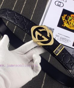 GUCCI. GucciIdentify and receive a punch as a giftMaterial: 100% head layer cowhide belt, 24 ev3x8dpl