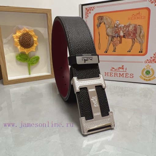 Hermes Hermès  Material: Leather Belt with 100% Head Layer. The leather belt is guaranteed t t845wh6p - Image 2