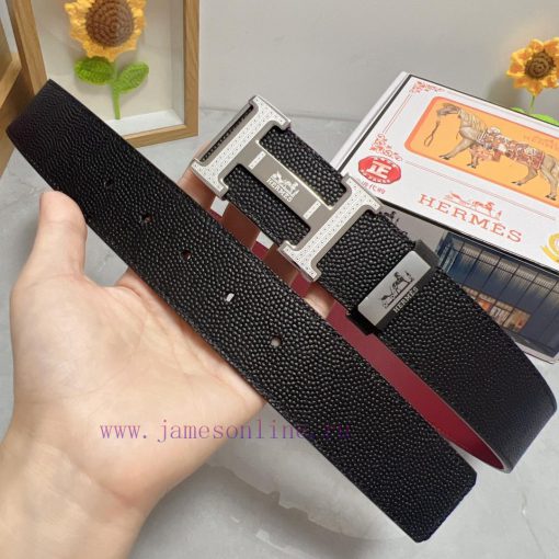 Hermes Hermès  Material: Leather Belt with 100% Head Layer. The leather belt is guaranteed t t845wh6p - Image 3