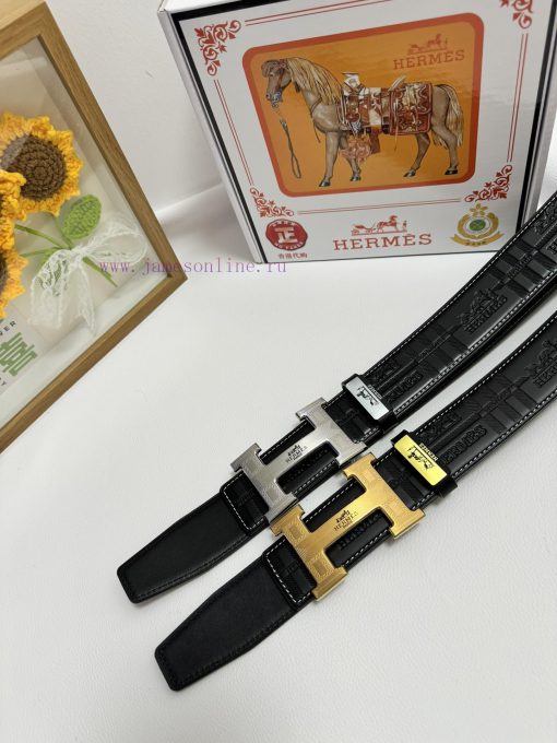 Hermes Hermès  Material: Leather Belt with 100% Head Layer. The leather belt is guaranteed t 32w5ofqh - Image 2