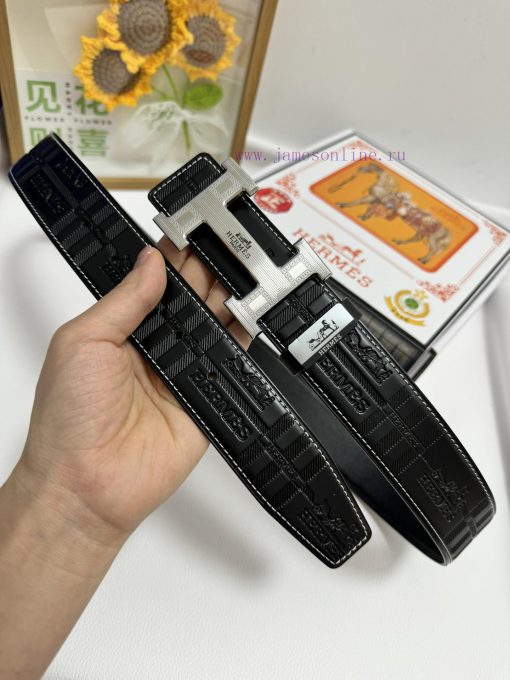 Hermes Hermès  Material: Leather Belt with 100% Head Layer. The leather belt is guaranteed t z4n192w6 - Image 3