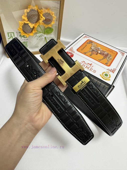 Hermes Hermès  Material: Leather Belt with 100% Head Layer. The leather belt is guaranteed t k9uwco36 - Image 3