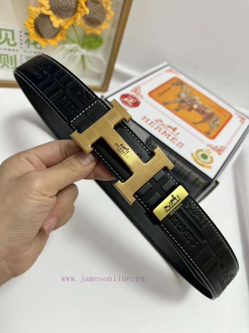 Hermes Hermès  Material: Leather Belt with 100% Head Layer. The leather belt is guaranteed t 32w5ofqh - Image 5