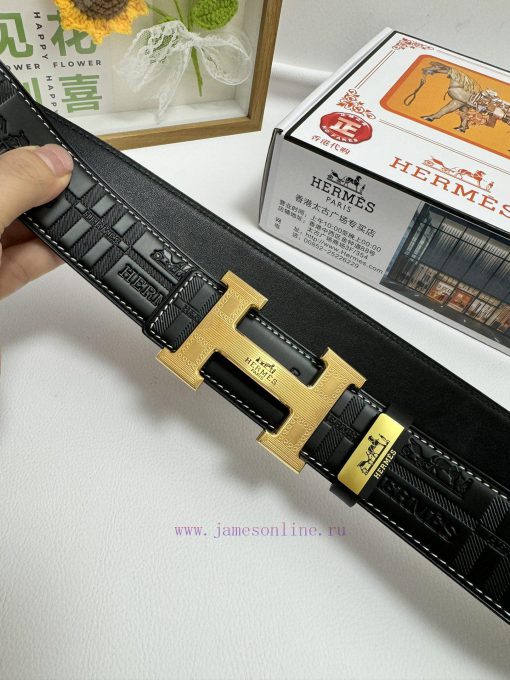 Hermes Hermès  Material: Leather Belt with 100% Head Layer. The leather belt is guaranteed t k9uwco36 - Image 7