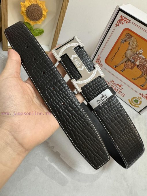 Hermes Hermès  Material: Leather Belt with 100% Head Layer. The leather belt is guaranteed t 7l3ggt5a - Image 3
