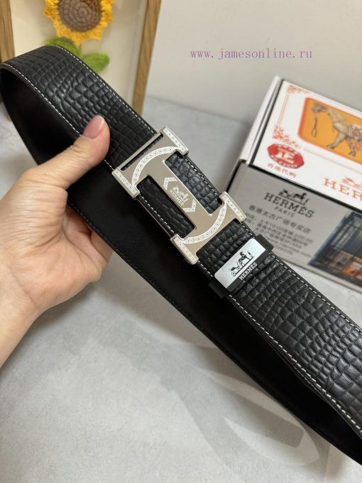Hermes Hermès  Material: Leather Belt with 100% Head Layer. The leather belt is guaranteed t 7l3ggt5a - Image 8