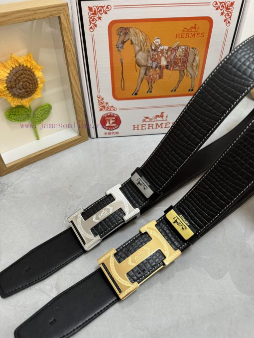Hermes Hermès  Material: Leather Belt with 100% Head Layer. The leather belt is guaranteed t y6zia475 - Image 10