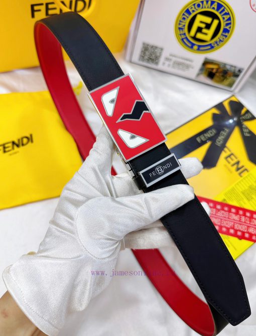 Belt FENDI Fendi ReproductionThe waistband is made of 100% imported top layer cowhide, ensur d99zxa67 - Image 9