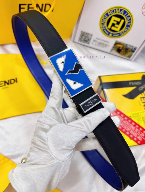 Belt FENDI Fendi ReproductionThe waistband is made of 100% imported top layer cowhide, ensur ea2z142w - Image 9