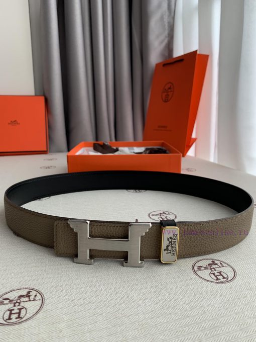Hermes Hermes️Double sided use of rotating needle buckle, photographed in real lifeMaterial: 49t913hu - Image 3
