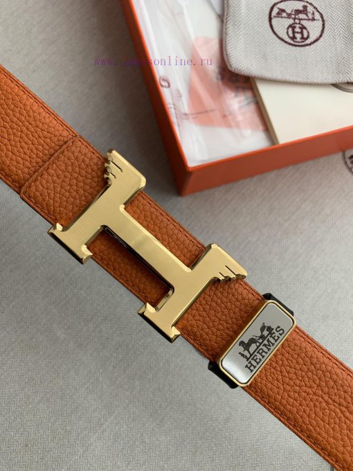 Hermes Hermes️Double sided use of rotating needle buckle, photographed in real lifeMaterial: 7xq60yds - Image 4