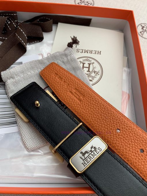Hermes Hermes️Double sided use of rotating needle buckle, photographed in real lifeMaterial: 7xq60yds - Image 9