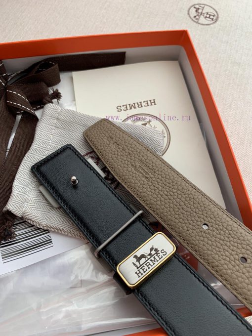 Hermes Hermes️Double sided use of rotating needle buckle, photographed in real lifeMaterial: 49t913hu - Image 9