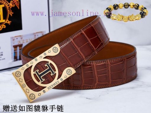 Belts from Herm è s Her...️The waist belt is made of 100% cowhide, ensuring that the genuine j2arkqx4 - Image 5