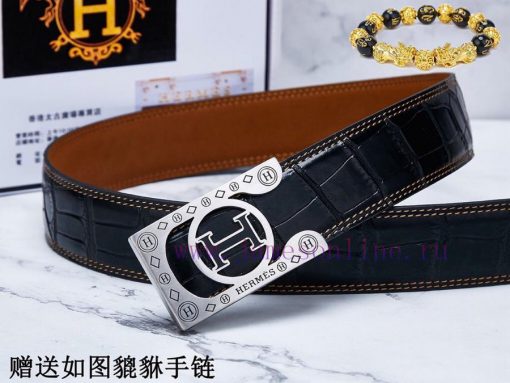 Belts from Herm è s Her...️The waist belt is made of 100% cowhide, ensuring that the genuine m55oetwb - Image 8