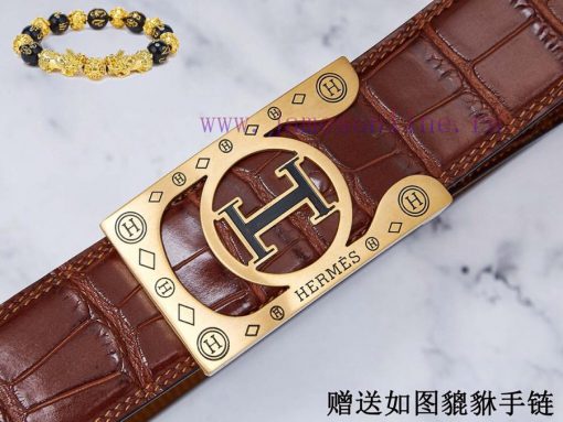 Belts from Herm è s Her...️The waist belt is made of 100% cowhide, ensuring that the genuine j2arkqx4 - Image 9