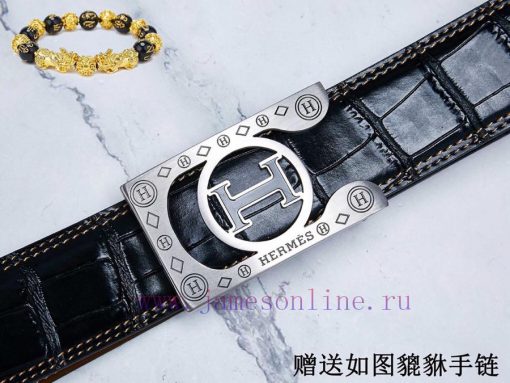 Belts from Herm è s Her...️The waist belt is made of 100% cowhide, ensuring that the genuine m55oetwb - Image 10