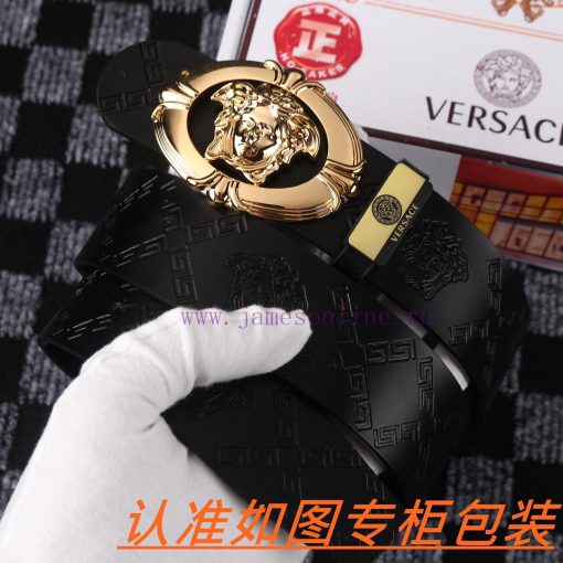 Men's belt VersaceMen's leather belt is made of 100% head layer cowhide, ensuring that the 2 eo0zzkwy - Image 3