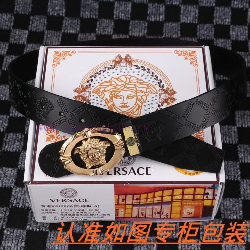 Men's belt VersaceMen's leather belt is made of 100% head layer cowhide, ensuring that the 2 eo0zzkwy - Image 5