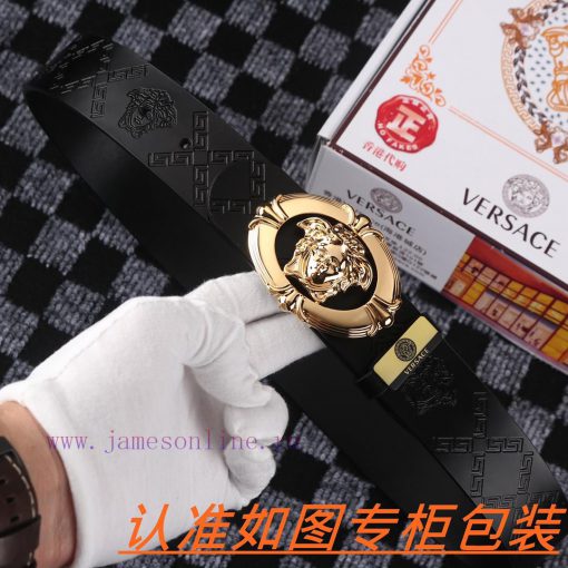 Men's belt VersaceMen's leather belt is made of 100% head layer cowhide, ensuring that the 2 eo0zzkwy - Image 7