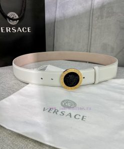 Width 4.0cm Versace This soft belt is adorned with a 3D Medusa belt buckle, which can be pai kf9mptve