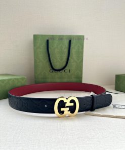 Width 4.0cm Gucci interlocking double G steel buckle, derived from modern style collection d 6qo4hmgv
