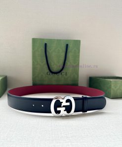 Width 4.0cm Gucci interlocking double G steel buckle, derived from modern style collection d h4dqlo0r