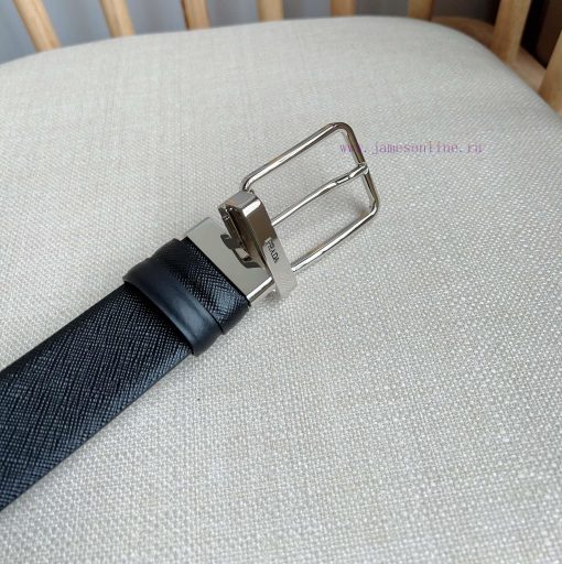 PRADA's reversible waist belt features the iconic Saffiano leather belt on one side, paired 0ovmncfh - Image 7
