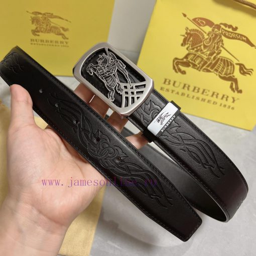 BurberryMaterial: Leather Belt with 100% Head Layer. The leather belt is guaranteed to be ge 6cyjmt88 - Image 3