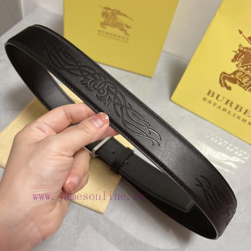 BurberryMaterial: Leather Belt with 100% Head Layer. The leather belt is guaranteed to be ge 6cyjmt88 - Image 8