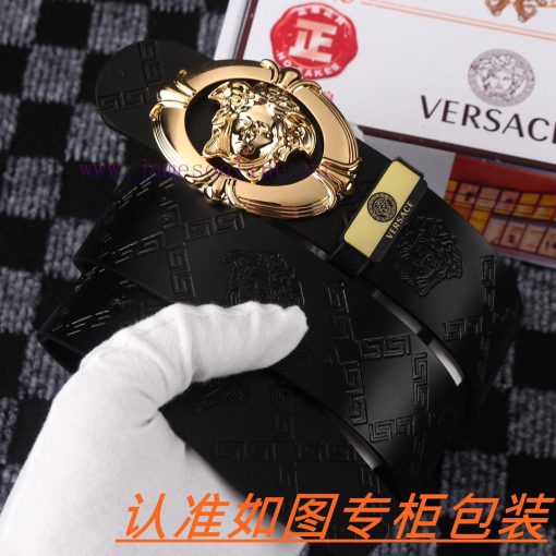 Men's belt VersaceMen's leather belt is made of 100% head layer cowhide, ensuring that the 2 h58kpej6