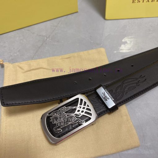 BurberryMaterial: Leather Belt with 100% Head Layer. The leather belt is guaranteed to be ge 6cyjmt88 - Image 9