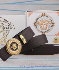 Belt belt Versace cowhide beltMen's belt material: 100% head layer cowhide belt, guaranteed 038dfhlm