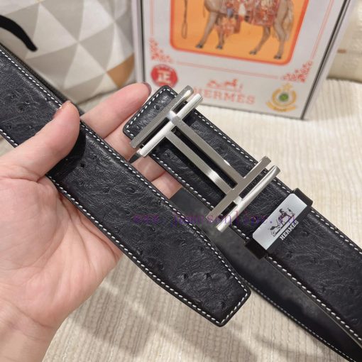 Hermes Hermès Material: Leather Belt with 100% Head Layer. The leather belt is guaranteed to v909hxme - Image 7
