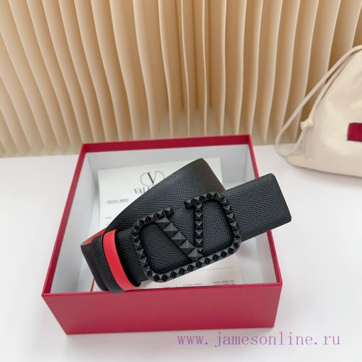 4.0cm Valentino new belt, double-sided top layer cowhide material, length. 758.80.85.90.95.1 yl8cg0gr - Image 3