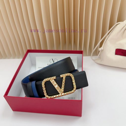 4.0cm Valentino new belt, double-sided top layer cowhide material, length. 758.80.85.90.95.1 9aifbdkk - Image 3