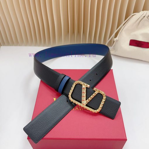 4.0cm Valentino new belt, double-sided top layer cowhide material, length. 758.80.85.90.95.1 9aifbdkk - Image 5
