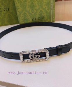 Gucci official website new item, genuine specification 2.0cm, paired with a top layer calf l wlrmxq2g