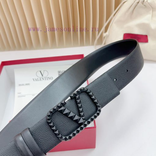4.0cm Valentino new belt, double-sided top layer cowhide material, length. 758.80.85.90.95.1 ofkj6ob7 - Image 8