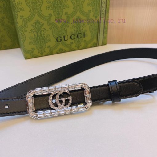 Gucci official website new item, genuine specification 2.0cm, paired with a top layer calf l wlrmxq2g - Image 3