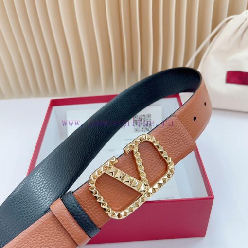 4.0cm Valentino new belt, double-sided top layer cowhide material, length. 758.80.85.90.95.1 cpbjxz8k - Image 8