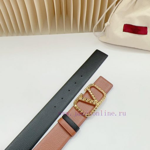 4.0cm Valentino new belt, double-sided top layer cowhide material, length. 758.80.85.90.95.1 cpbjxz8k - Image 9