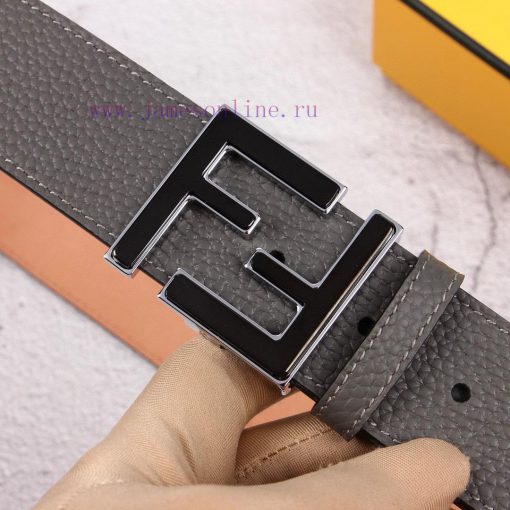 FENDI men's fashion casual belt with a width of 40mm, original lychee pattern surface and to 6lp79ong - Image 3